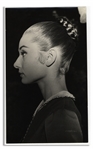 Audrey Hepburn Personally Owned Pair of Photos From ''War and Peace'', Testing a Hairstyle for the Film -- From the Personal Collection of Audrey Hepburn